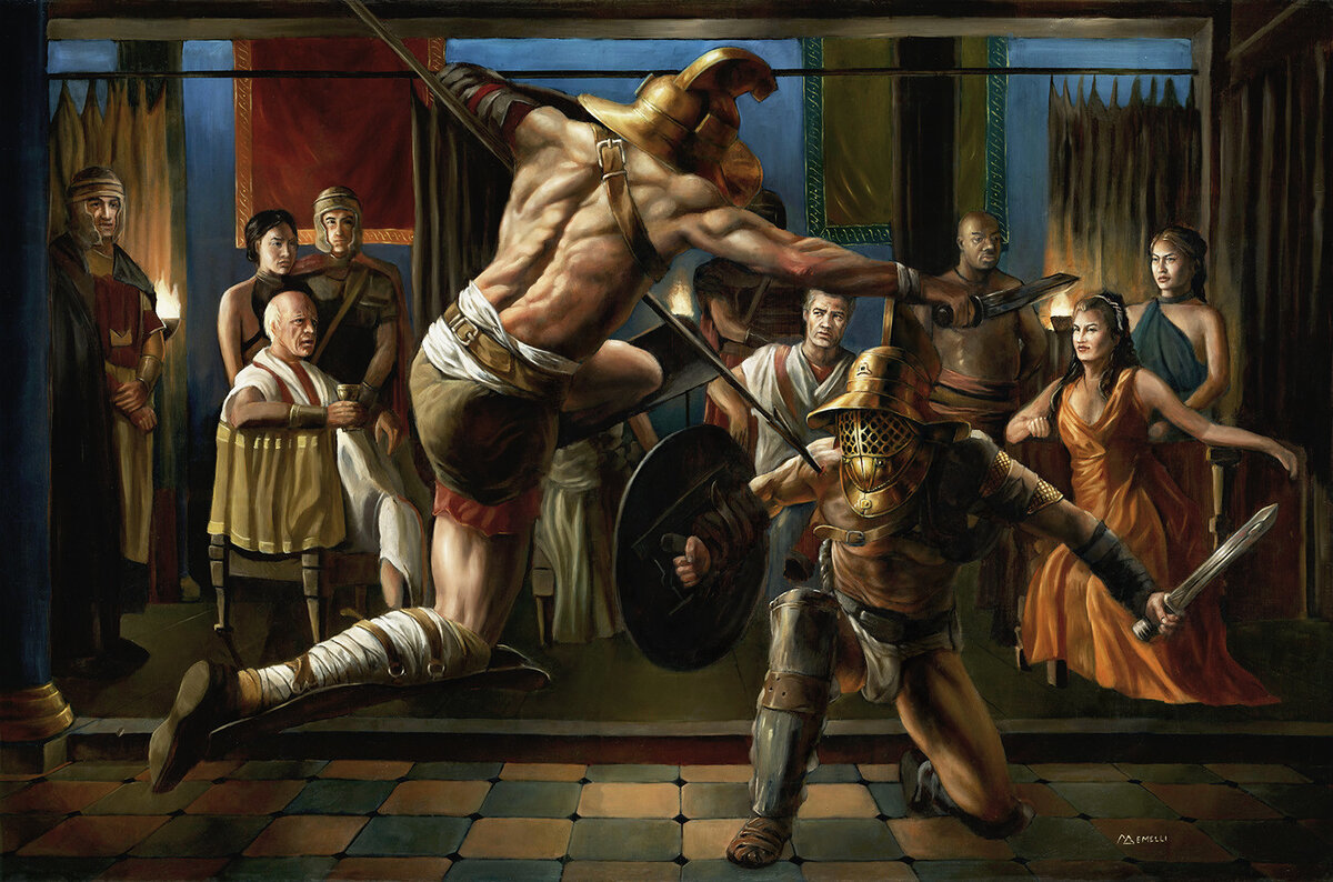 Битва на потеху знати / Maurizio Gemelli / artstation.com