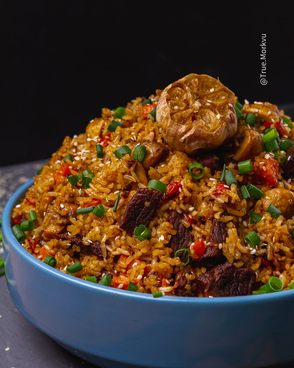 Не плов, а шикарный рис с мясом🍲