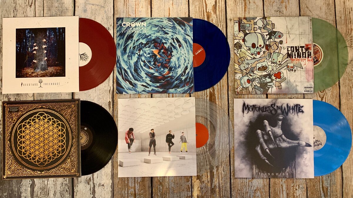 Пластинки из моей коллекции разных цветов