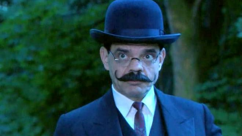 Константин Райкин в роли Эркюля Пуаро. Правда, неожиданно видеть его в этом образе? 