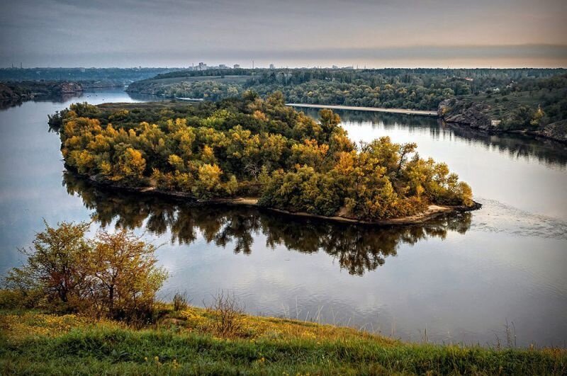 Остров Байда. Запорожье, Украина.