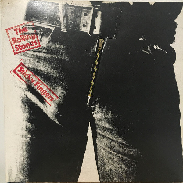 Оригинальная обложка LP "Sticky Fingers"
