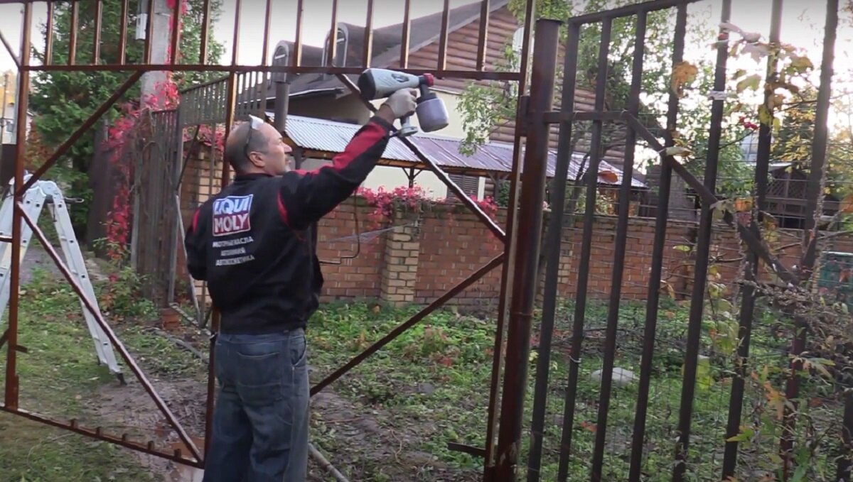 Как при покраске ворот краскопультом я попал на 20 тысяч рублей. А ...