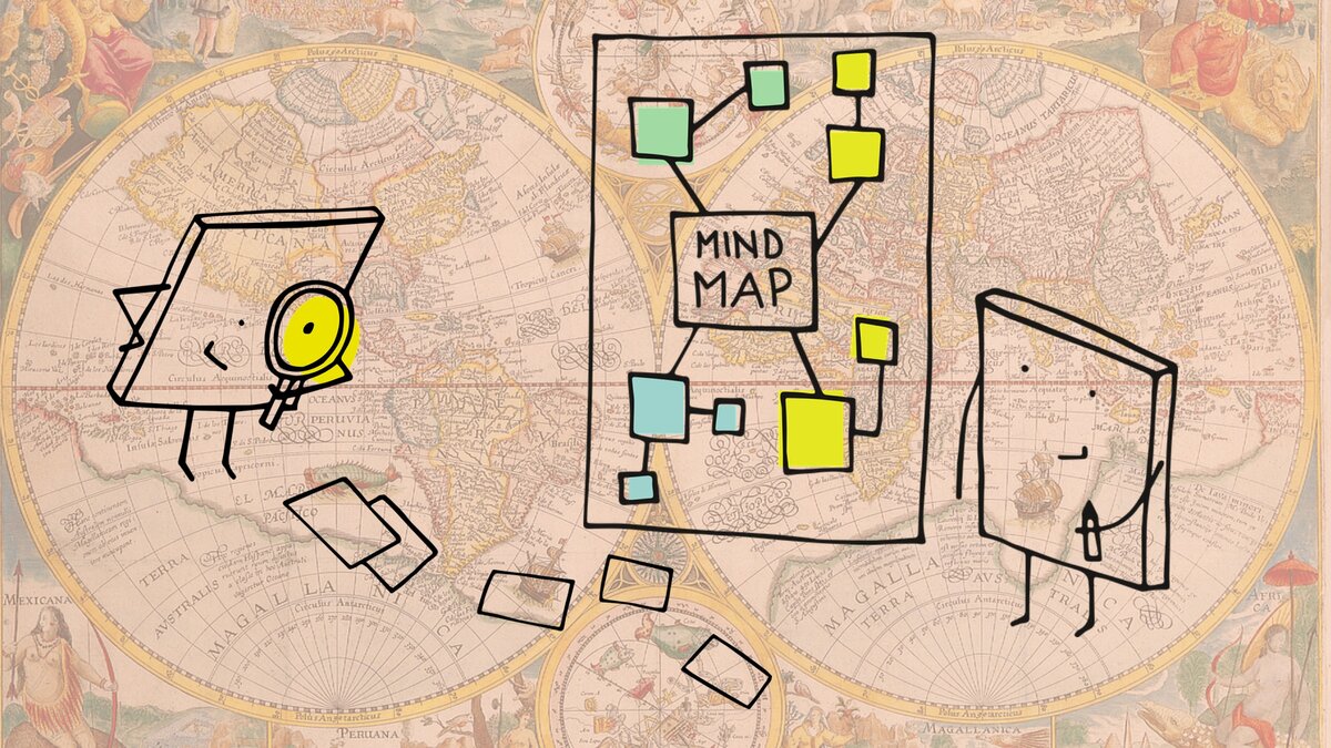 Когда идешь по следам коллег и тоже начинаешь использовать mind maps