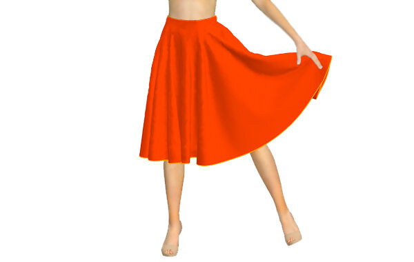 Юбка-солнце