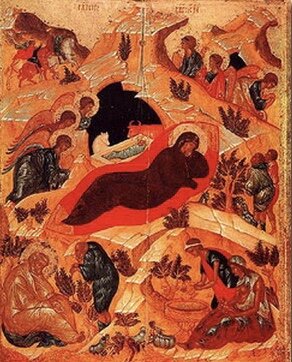 «Рождество Христово». Икона. XVв.