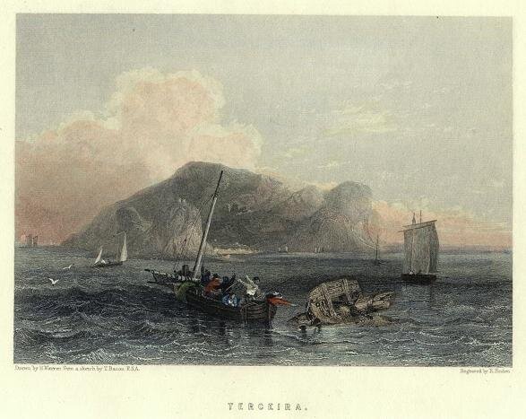 Гравюра 1860 г. Остров Терсейра. www.ancestryimages.com
