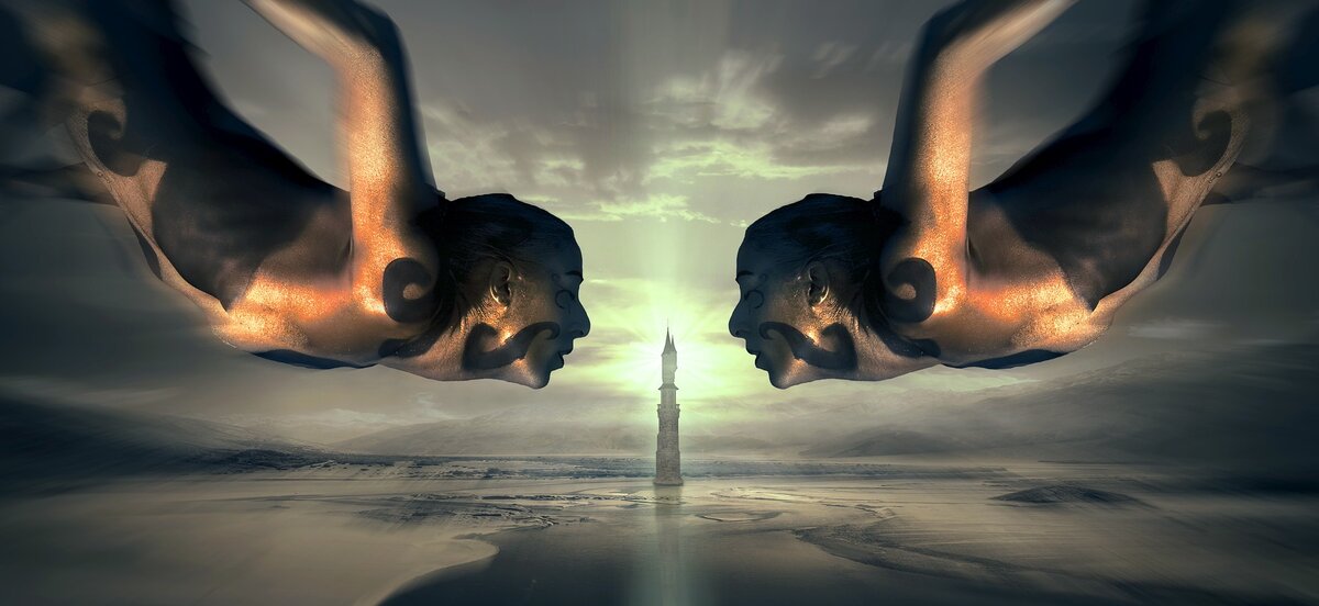 мужчина близнецы