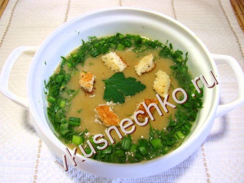 Как приготовить картофельный суп-пюре с грибами, пошаговый рецепт с фото.