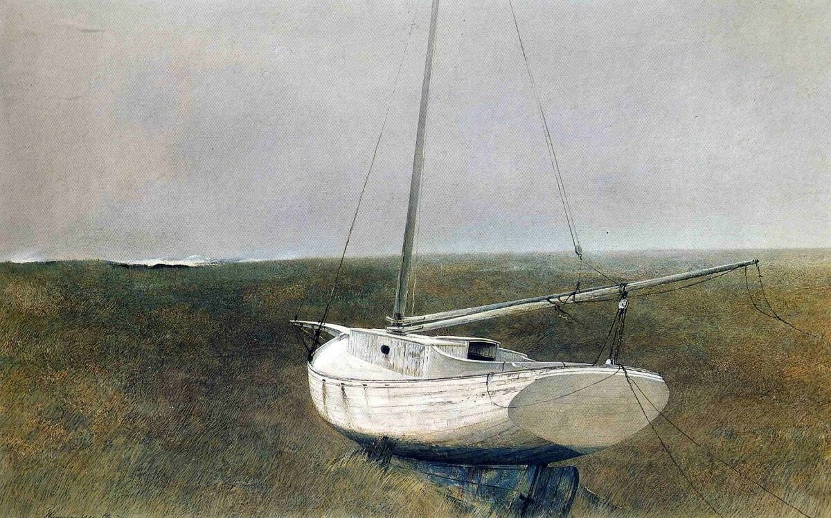 О, ОДИНОЧЕСТВО... ХУДОЖНИК ANDREW NEWELL WYETH / ЭНДРЮ НЬЮЭЛЛ УАЙЕТ (США, 1917-2009)