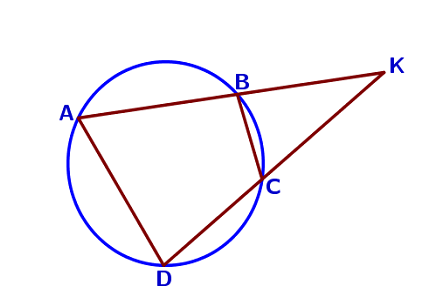 В четырехугольнике авсд ав равен сд. Четырехугольник вписанный в окружность прямая. Четырехугольник АВСД вписан в окружность. Четырехугольник АВСД вписан в окружность прямые АВ. Четырехугольник вписанный в окружность.