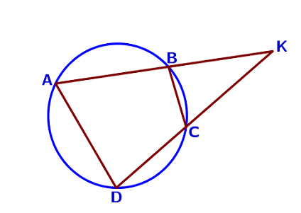 В четырехугольнике авсд ав ад. Четырехугольник вписанный в окружность прямая. Четырехугольник АВСД вписан в окружность прямые АВ И СД.