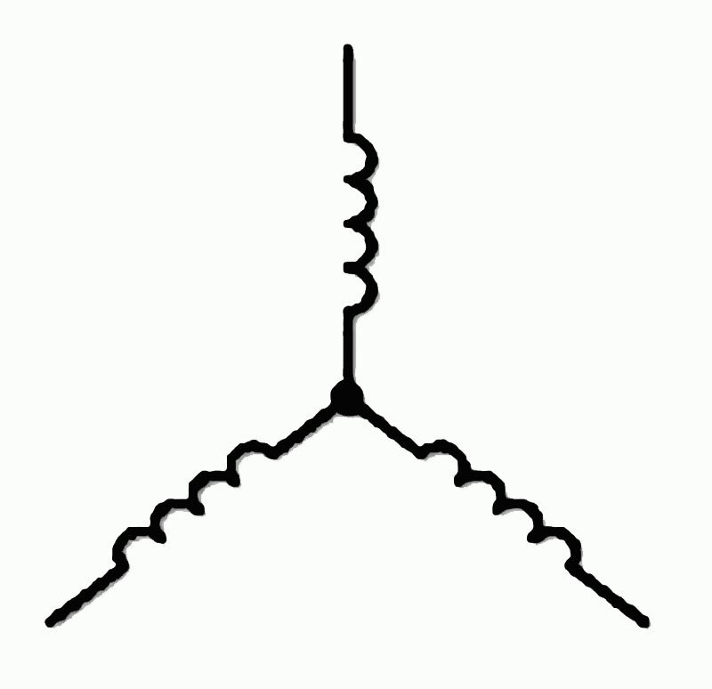 соединение обмоток по принципу "звезда"