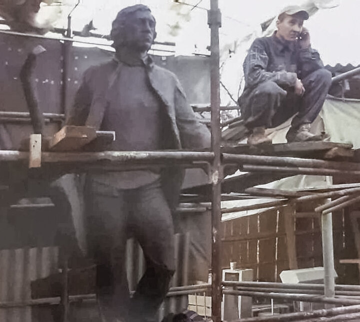 Единственный сохранившийся снимок гипсовой модели 