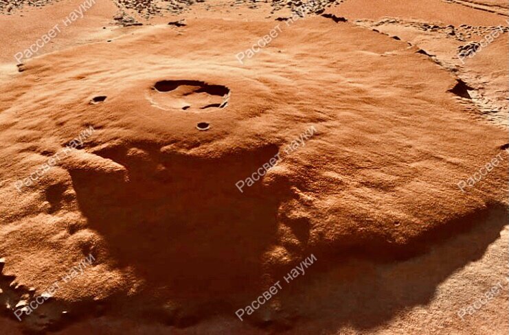 Вулкан Олимп на марсе