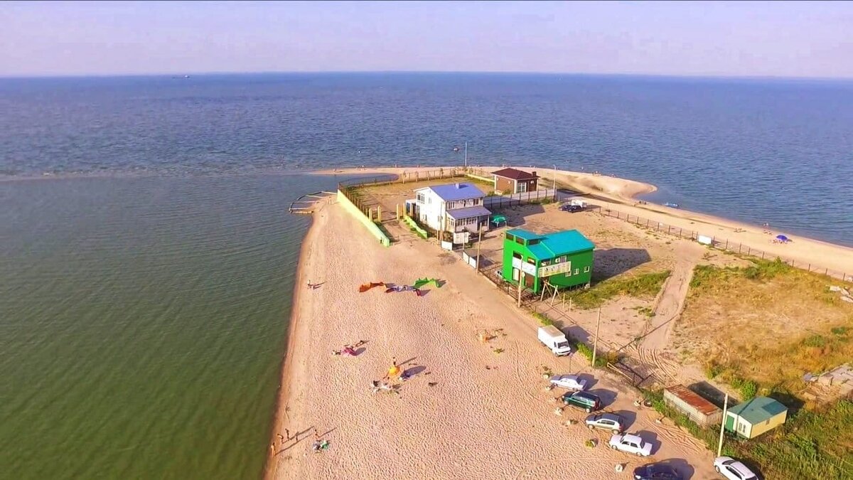 Очаковская коса на азовском море