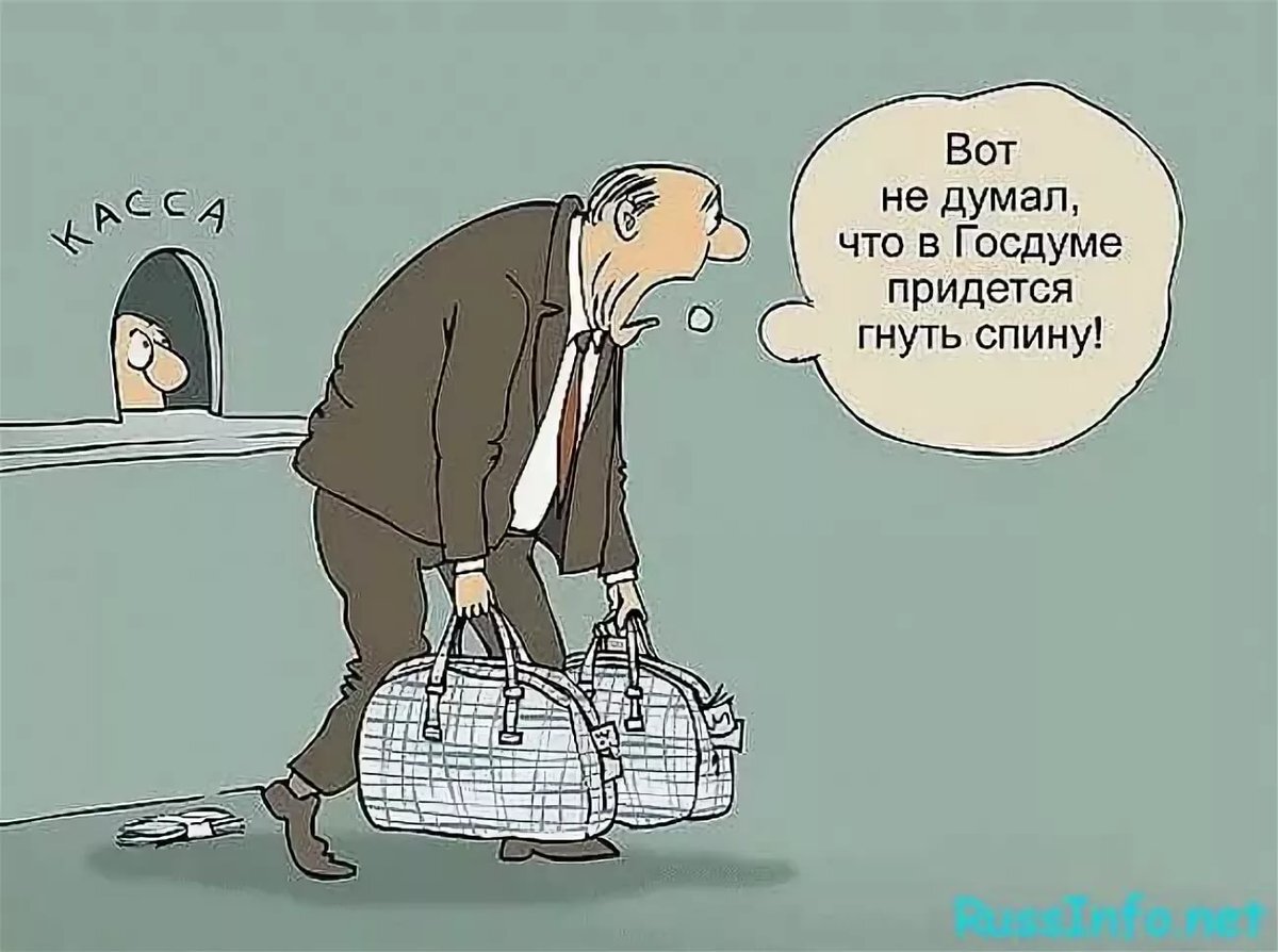 Депутат карикатура