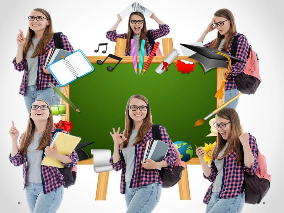 Чтобы успешно сдать экзамены. Коллаж автора