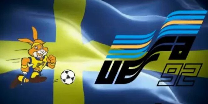 Эмблема чемпионате Европы 1992 года. Источник фото яндекс картинки