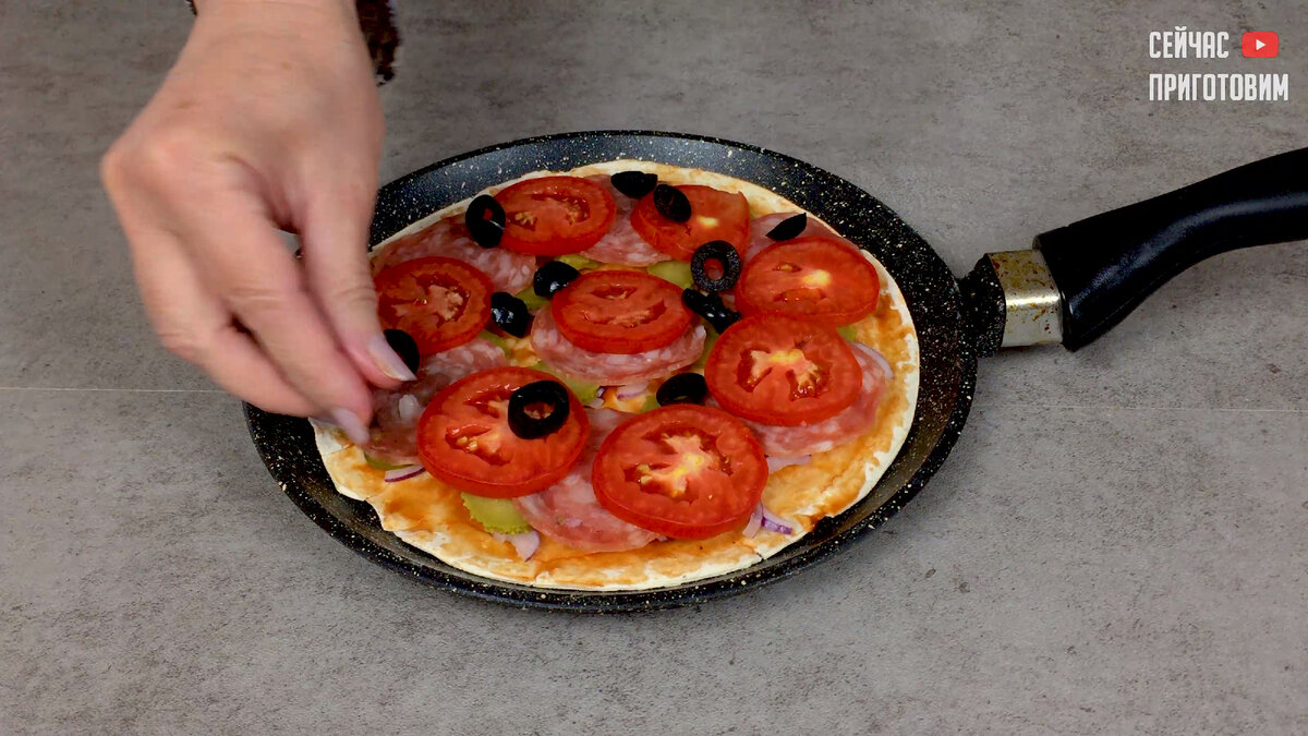 быстрая пицца в духовке за 10 минут без сметаны фото 109