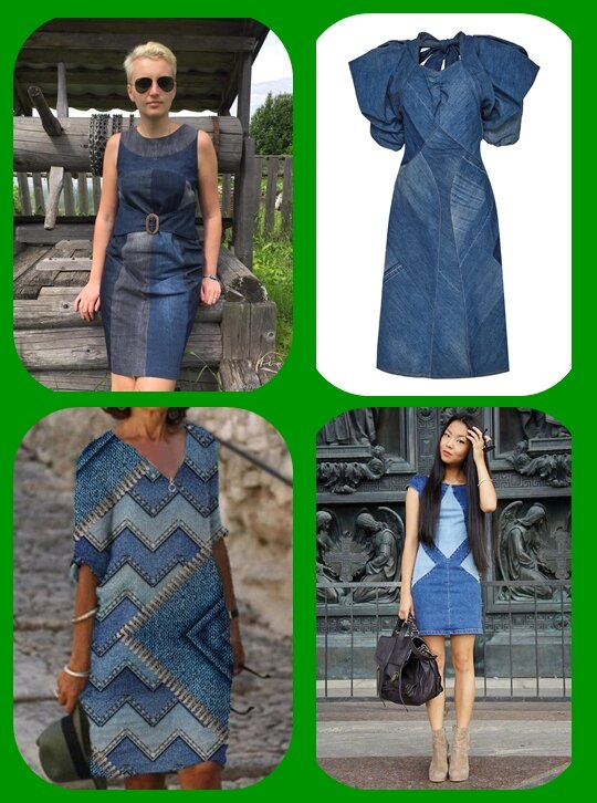 DRESS FROM JEANS.HOW TO SEW.WE ALTER JEANS/DRESS FROM JEANS/WE MOVE JEANS / DRESS FROM JEANS