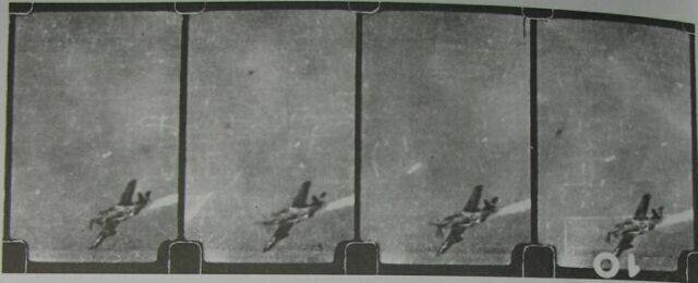 Кадры с фотопулемета Кожедуба. Картинка взята из источника: https://pbs.twimg.com/media/DB0ZEHbXYAYCjNl.jpg.