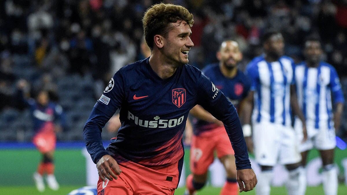 Гризман- игрок клуба Атлетико Мадрид 