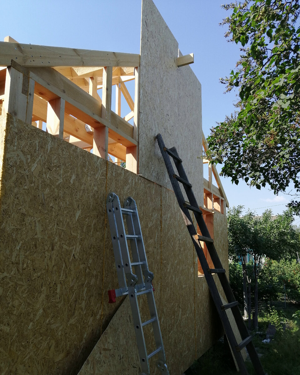 Обшивка фронтонов ОСП