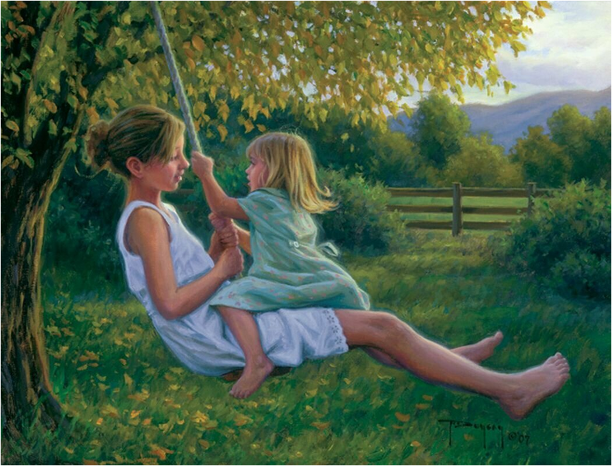 С мамой в деревне рассказ. Robert Duncan художник.