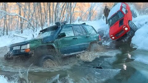 Пробить дорогу и не замёрзнуть! Лёд который ломает всё Зимний Off road Extreme Stars