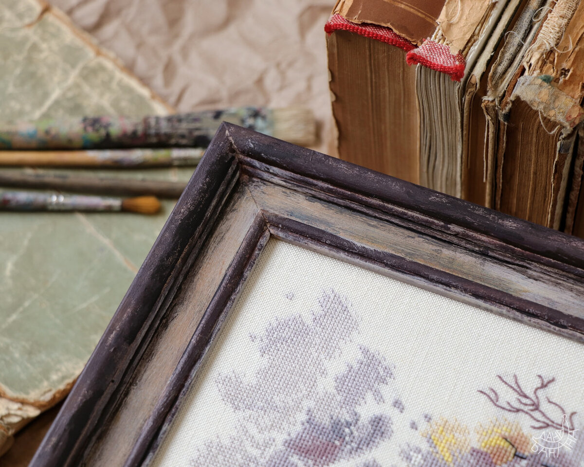 Основательно закрашенный уголок