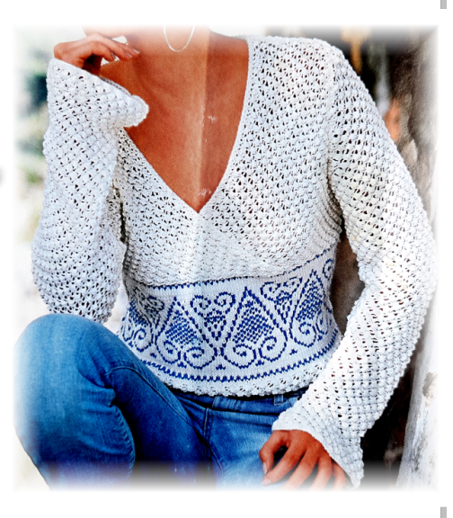 Фото из журнала по вязанию