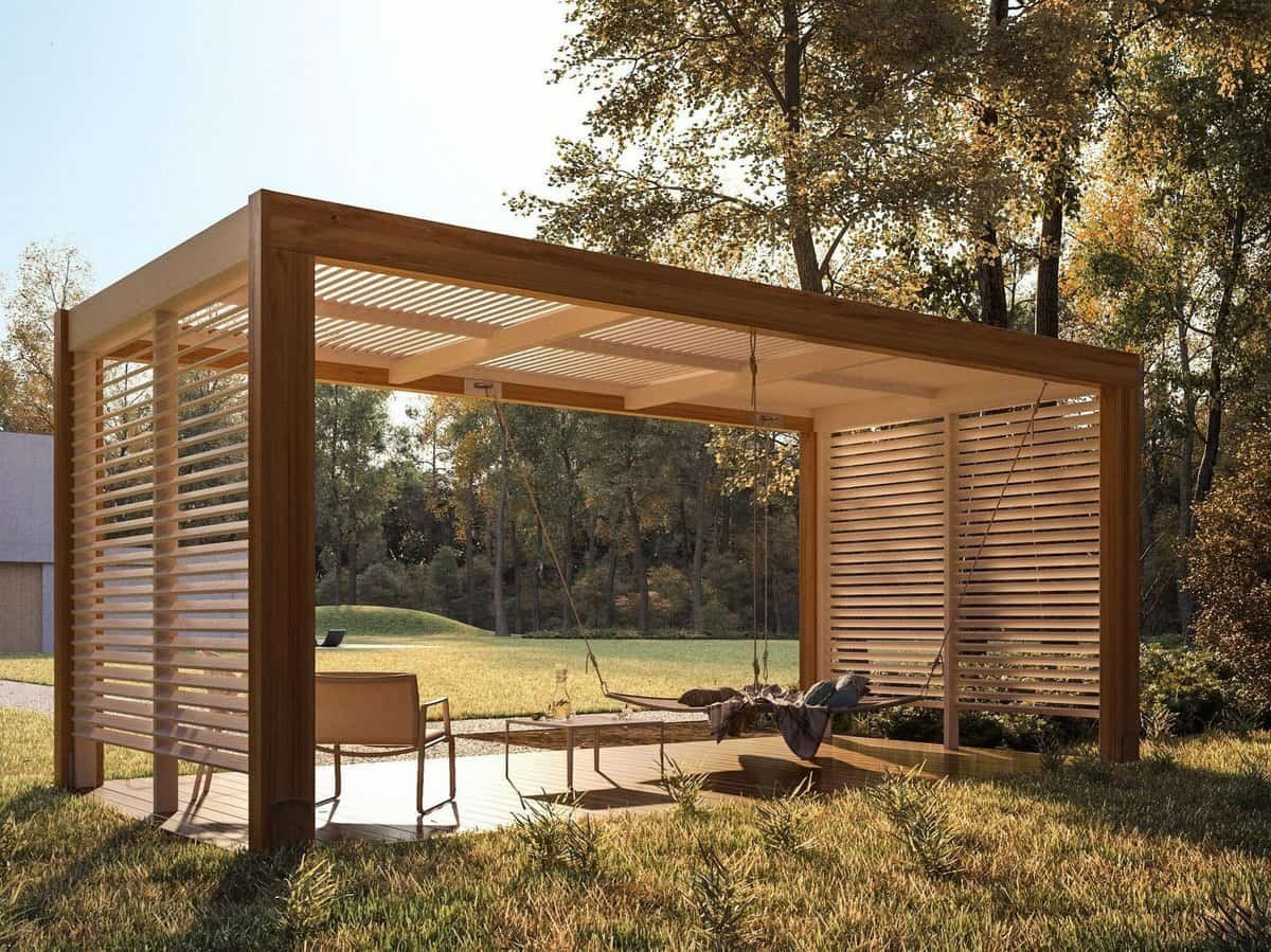 Беседка минимализм своими руками