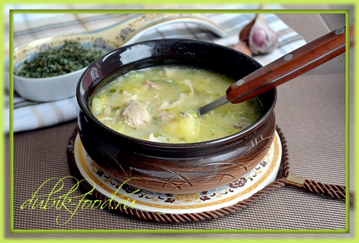 Пошаговый рецепт супа с куриными фрикадельками