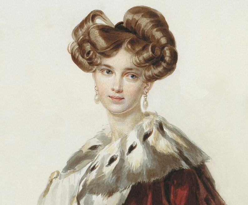 Идалия Григорьевна Полетика, худ. П. Соколов, 1820ые годы