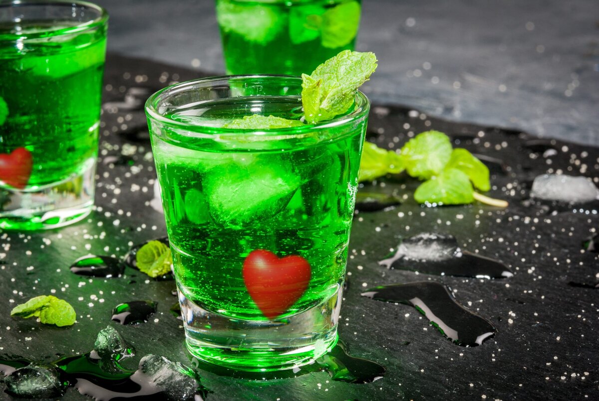 Мятный ликер Creme de menthe