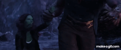 Танос жертвует Гаморой ради камня души