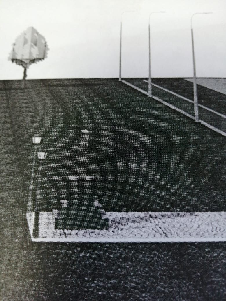 Таким памятник представлен в проекте