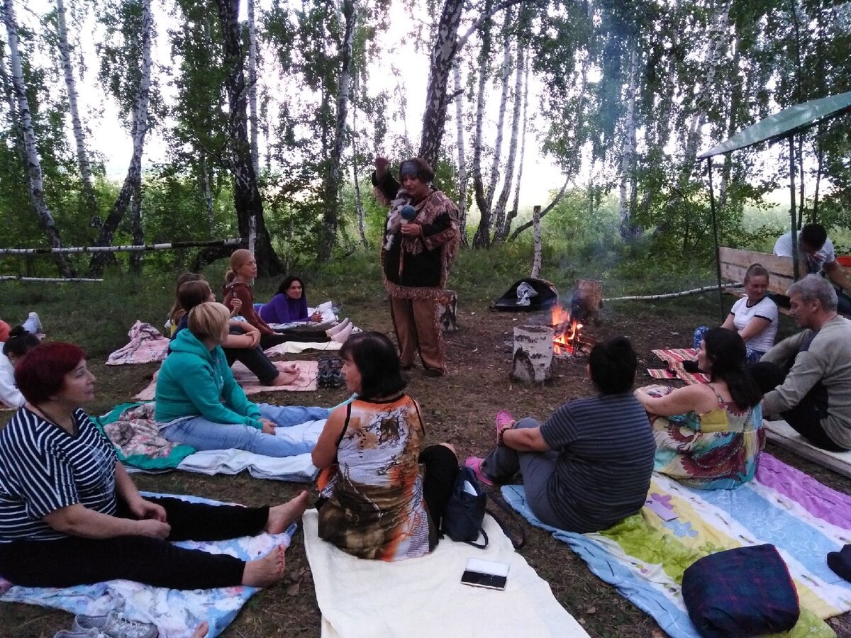 Шаман Екатерина Меллис, лидер группы "Тотем", г. Челябинск. Шаманское путешествие в прошлые воплощения под звуки бубнов