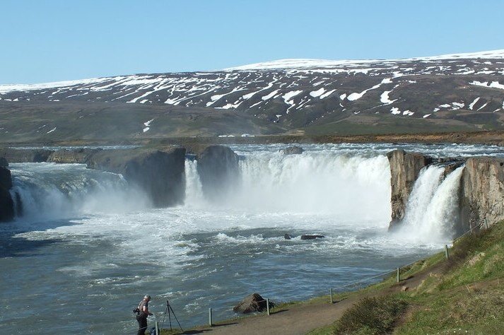 Исландия. Водопад Godafoss