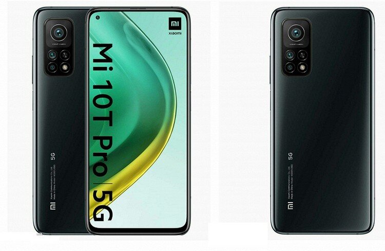Рендер смартфона Xiaomi Mi 10T Pro 