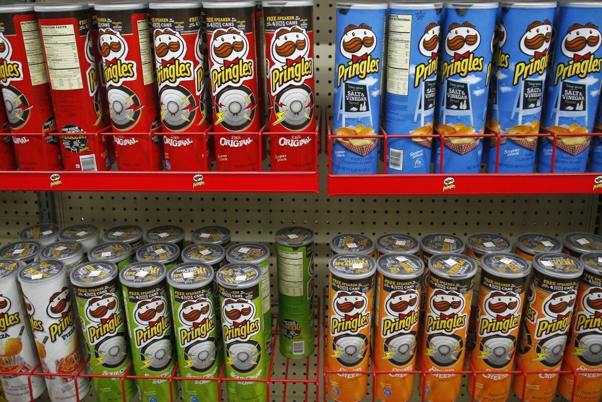 Эксперты: Банки для чипсов Pringles сложнее всего переработать