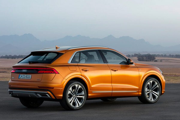 audi q8 orange