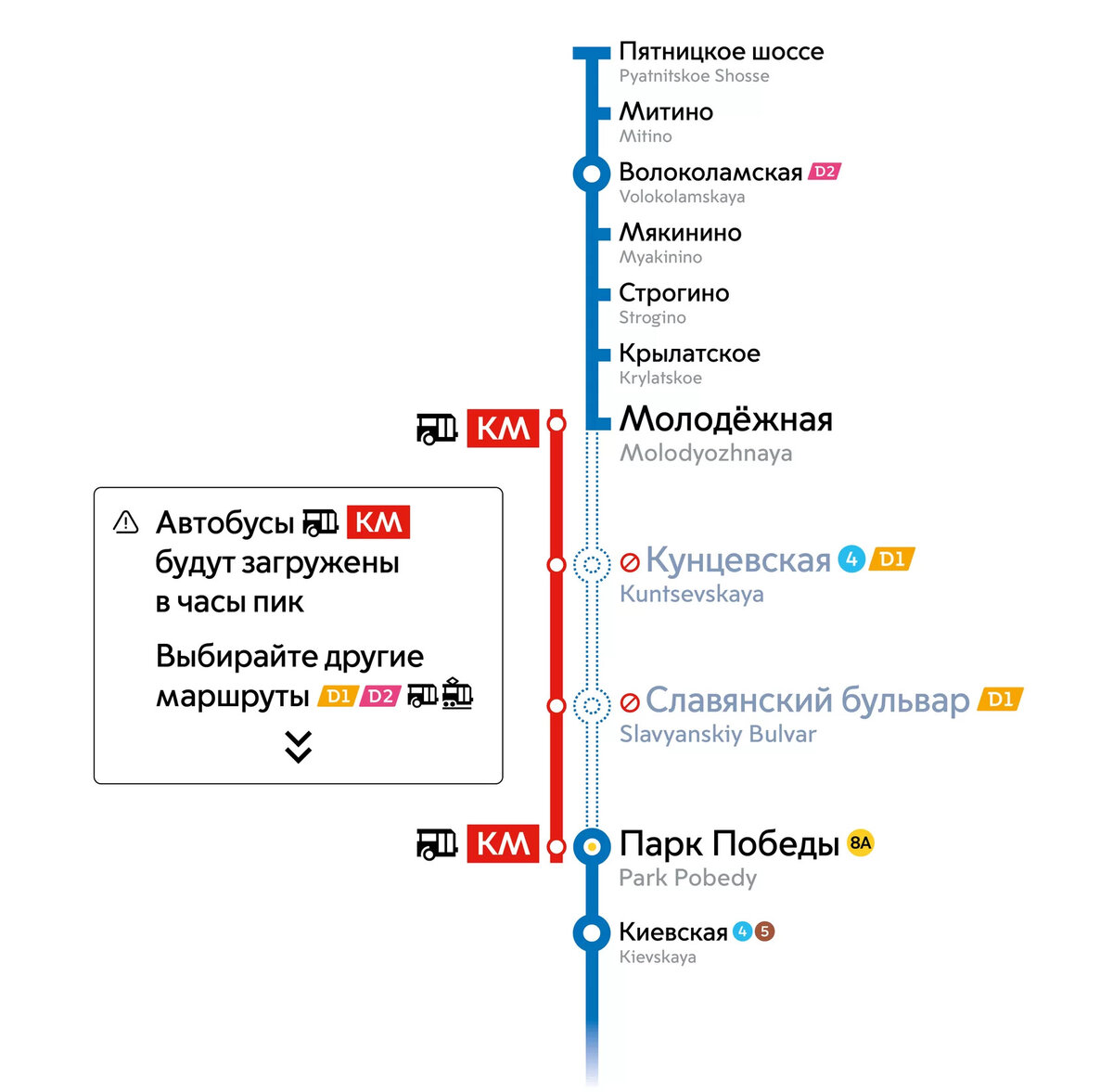 выход из метро митино