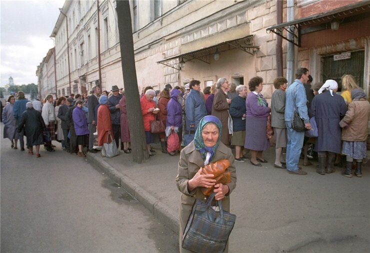 я помню такие очереди