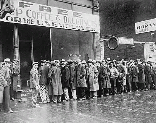 В Америке, для многих, заработков не было вообще. (фото из открытых источников)