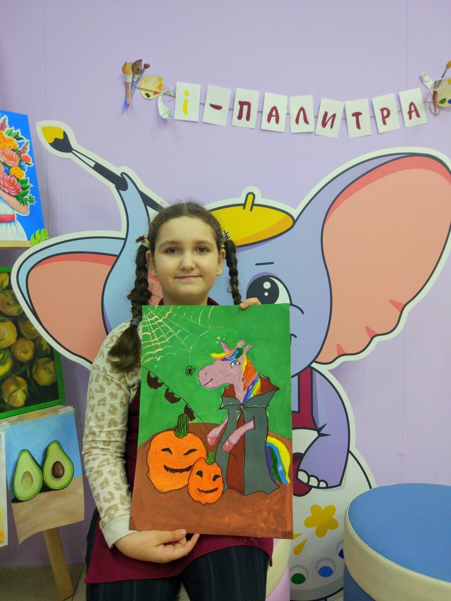 Галерея работ юных художников I-Палитра