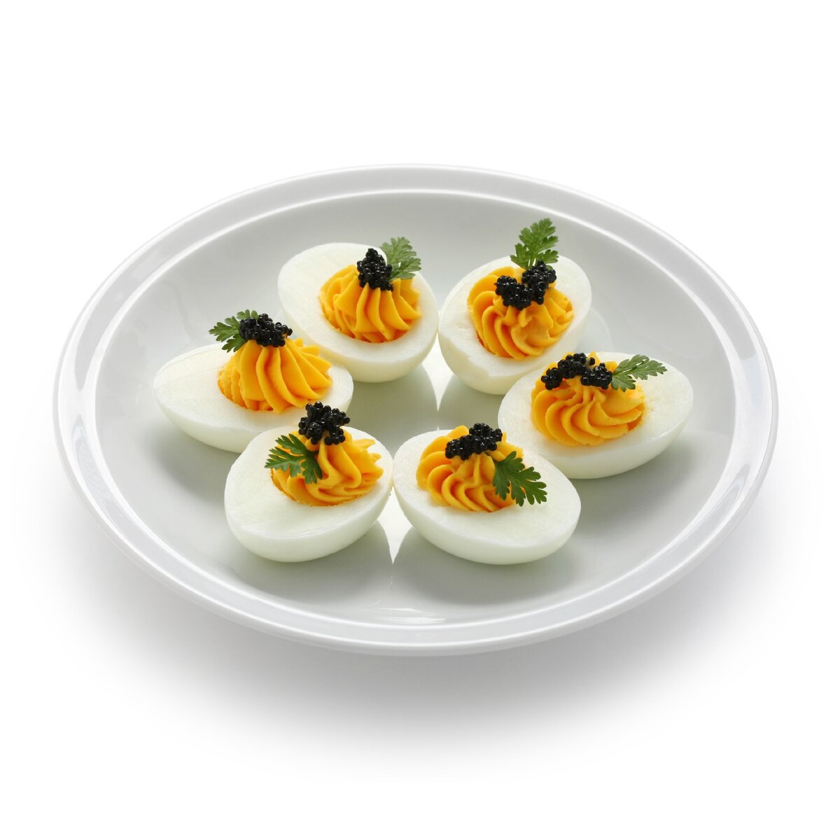 "Дьявольские" яйца с черной икрой