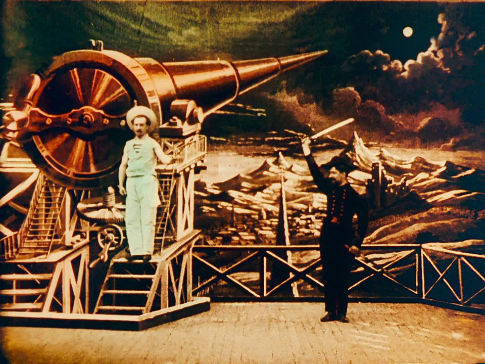 Кадр из фильма "Путешествие на луну" (1902)