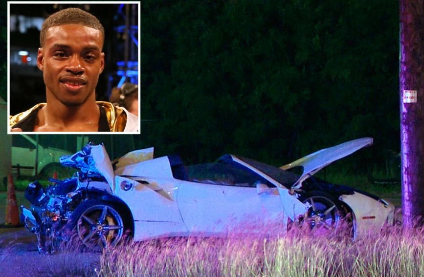 Автомобиль Эролла Спенса после аварии. Фото с сайта thesun.ie